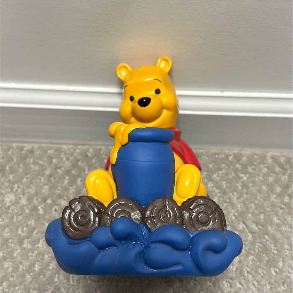 Vintage Disney Winnie the Pooh with Honey Pot Tub Spout/Faucet Guard Cover